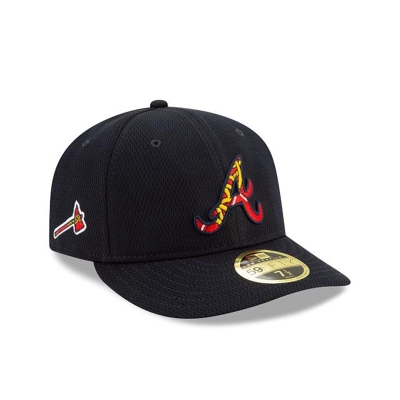 Sapca New Era Atlanta Braves MLB 2021 Spring Training Low Profile 59FIFTY Fitted - Albastri